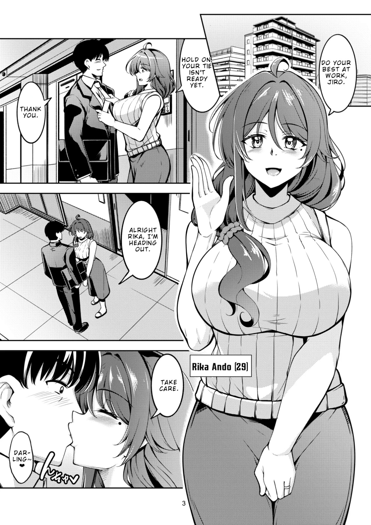 Hentai Manga Comic-Fallen Married Woman The Frustrated Young Wife -Rika--Read-3
